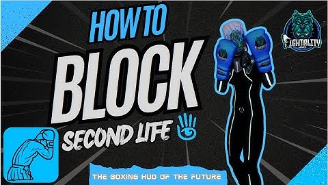 How to Block | Tutorial | Fightality Boxing System | Second Life