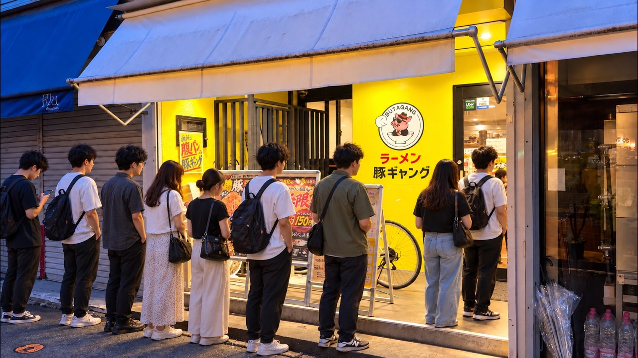 【福岡】1人で100杯をさばく!カウンター9席のワンオペ二郎系