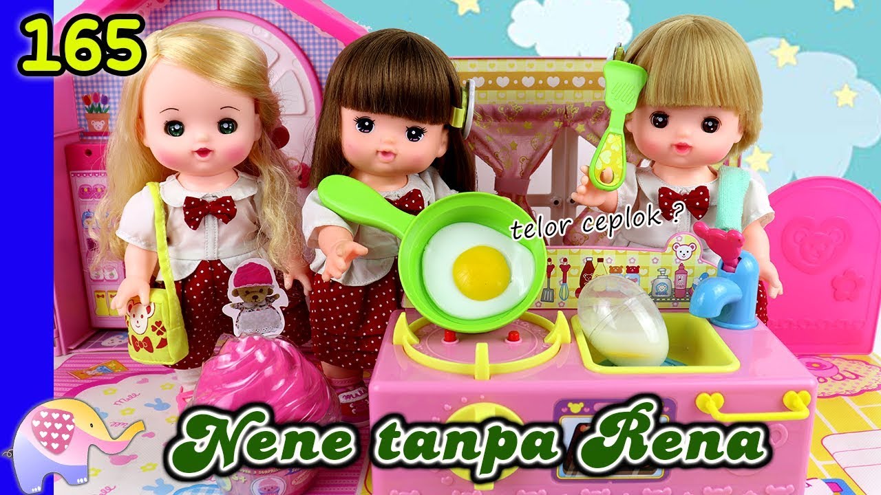 Mainan Boneka Eps 165 Persiapan Sekolah Nene  tanpa Rena  