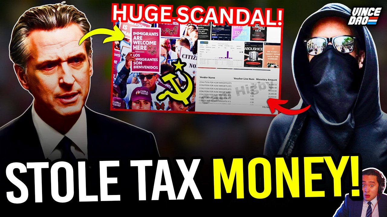 Gavin Newsom EXPOSED for Paying Anti-Trump Protestors Amid Major Political Scandal on CA Finances