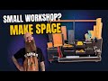 The Best Way I’ve Found to Store Plywood and Offcuts - Small Workshop Storage Cart Build