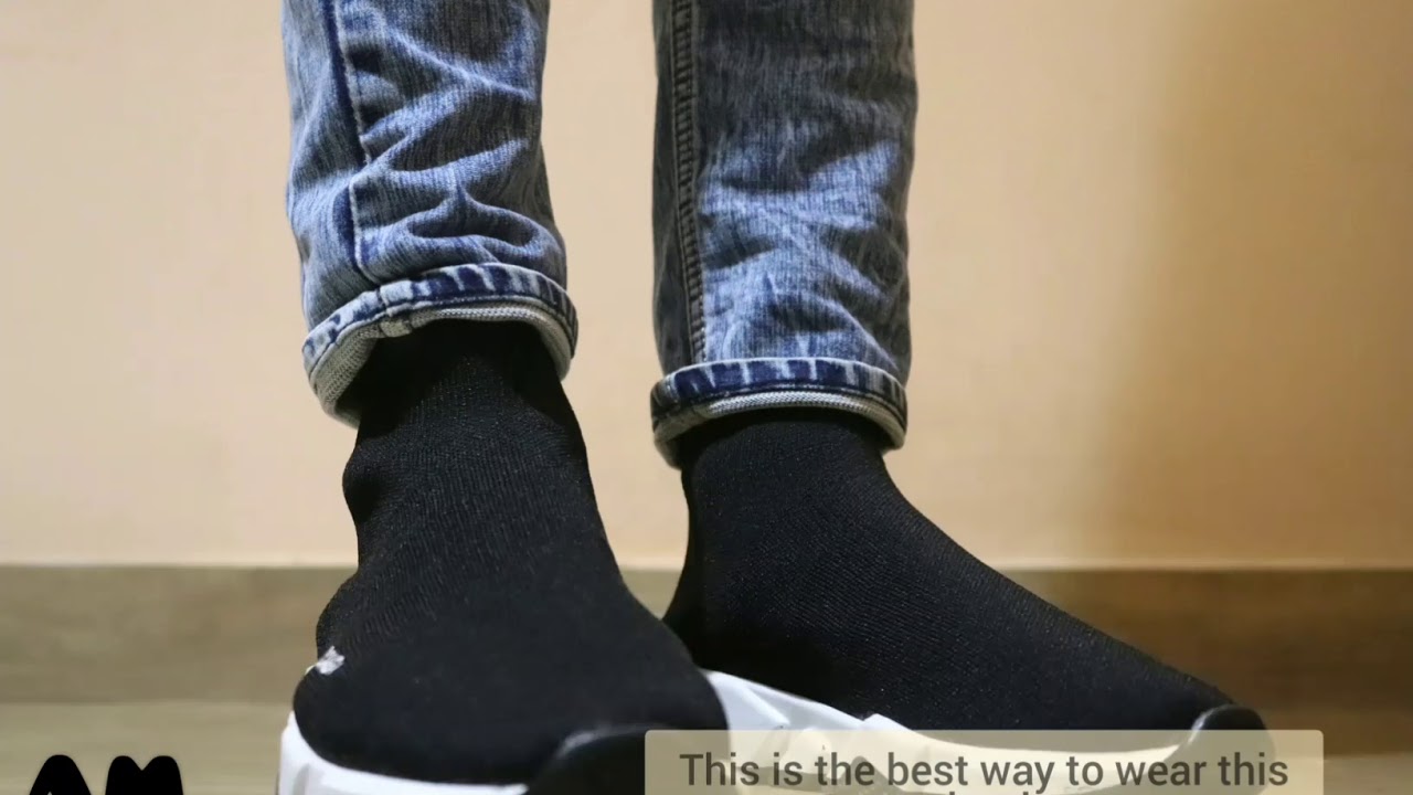 HOW TO WEAR BALENCIAGA SPEED TRAINER WITH DIFFERENT PANTS. - YouTube