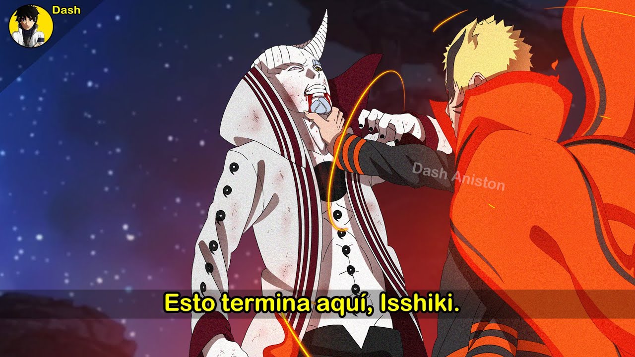 Naruto Uzumaki el Séptimo Hokage HUMILLA a Isshiki Otsutsuki 