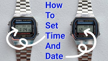 Casio Vintage Electro Luminescence Watch – How To Set Time & Date
