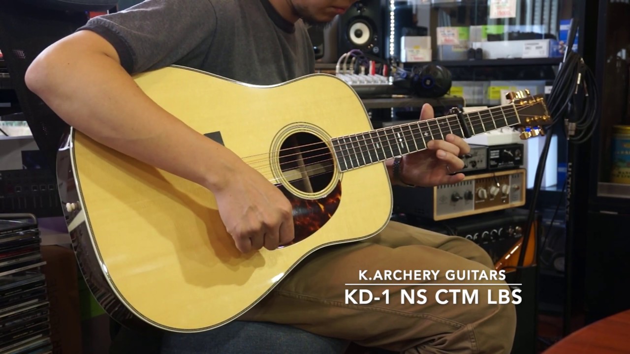 K.Archery Guitars KD1 NS CTM LBS YouTube