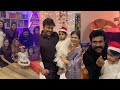 Mega family at Sreeja kalyan daughter Navishka birthday celebrations and Christmas celebrations