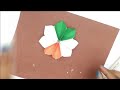 Republic Day Tricolor badge Making | Indian tricolor paper badge|  26jan