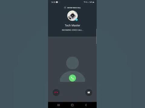 BOTIM Messenger App Incoming Call Screen & Chat (S21 Ultra, One UI 3.1 ...