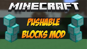 ★ Mod Spotlight w/ SuperMinepod! - Pushable Blocks Mod! (1.4.7)