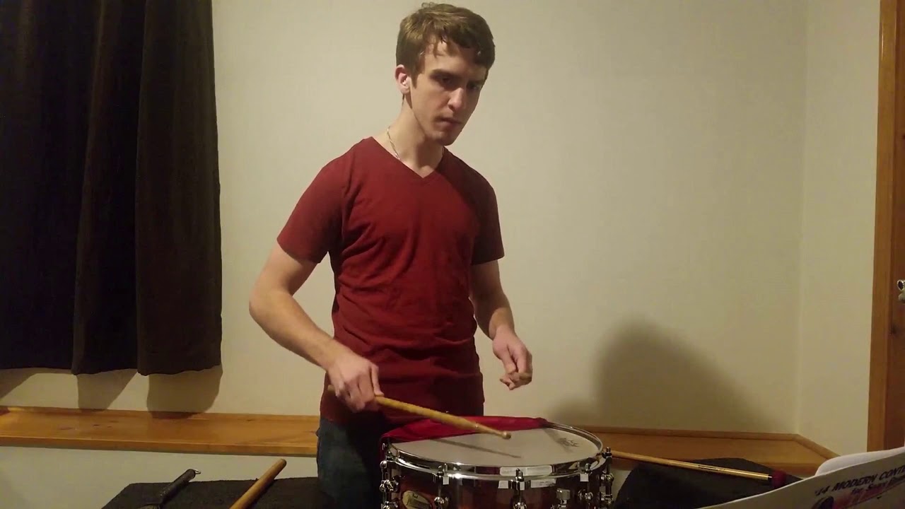 Gingersnap by John Pratt BSP Snare Drum Competition Entry YouTube