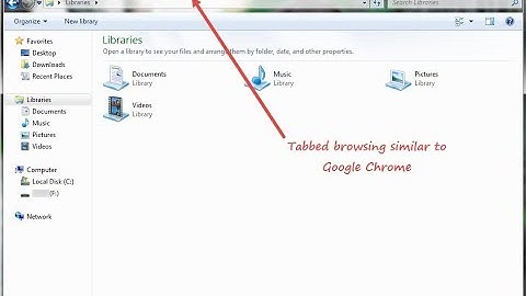 How to Change your Windows Explorer look to Chrome Tabbed Style