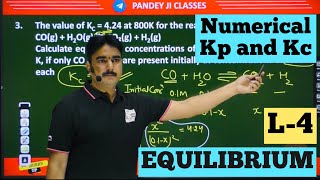 Numerical of Kp and Kc | Equilibrium L-4 | NCERT Numerical problem