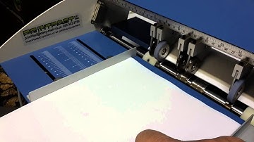 3 in 1 Blue perforating scoring and slitting A3