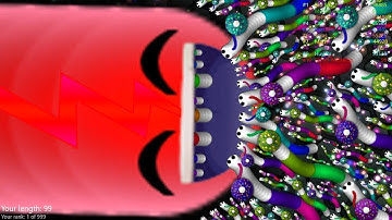 Slither.io A.I. 1 Troll Hacker Snake vs 727272 Snakes Epic Slitherio Gameplay! #308