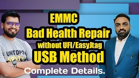 Repair Bad Health Without UFI/EASYJTAG (USB METHOD) | Software Live Class | Maximum Technology