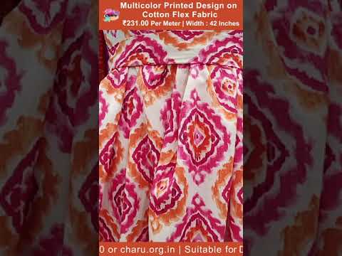 Cotton Flex Fabric Draping| Best Fabric For Summer