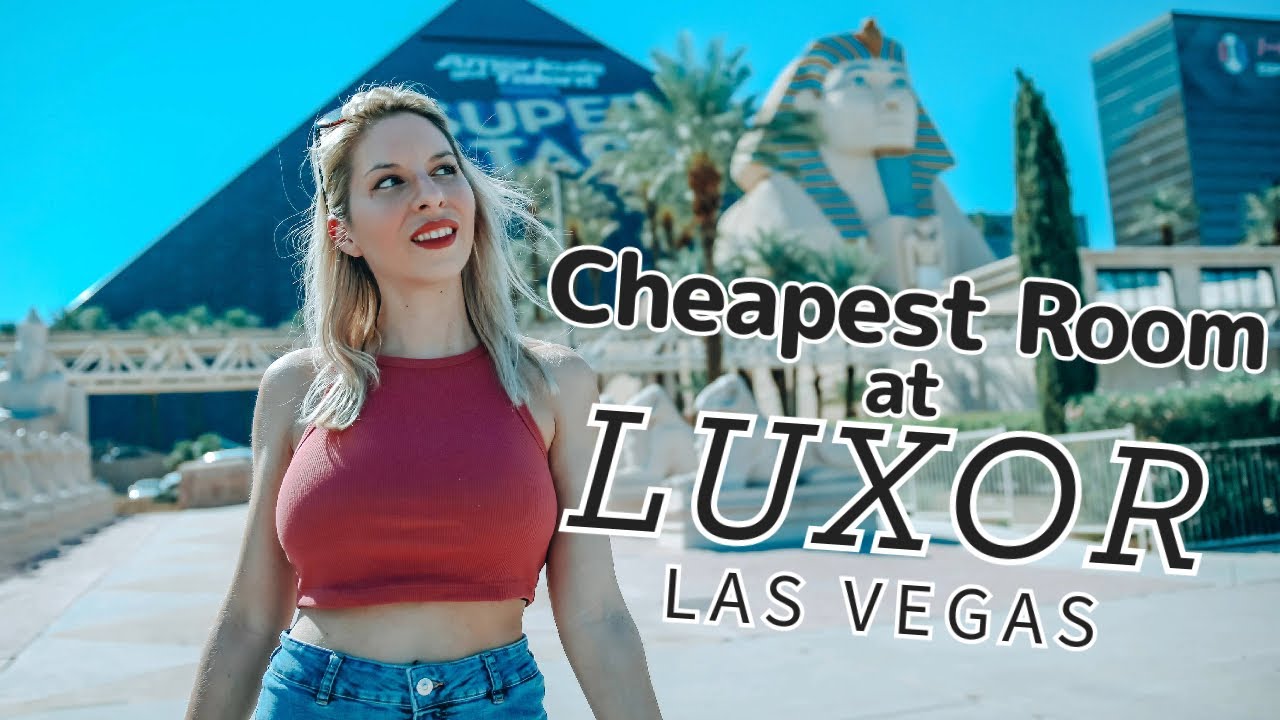 Cheapest Room at LUXOR Las Vegas Staying in the Pyramid Pool, Room