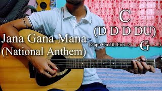 Jana Gana Mana | National Anthem | Easy Guitar Chords Lesson Cover, Strumming Pattern, Progressions.