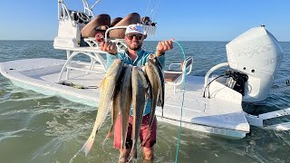Sight Casting Tailing REDFISH {Catch Clean Cook} Breaking In The New HAYNIE