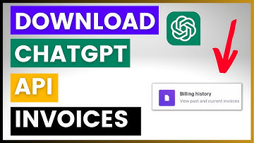 How To Find & Download ChatGPT API Invoices or Receipts?