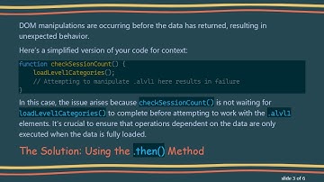 Solving the Deferred Quandary in jQuery: Ensuring Your Data Loads Before Use