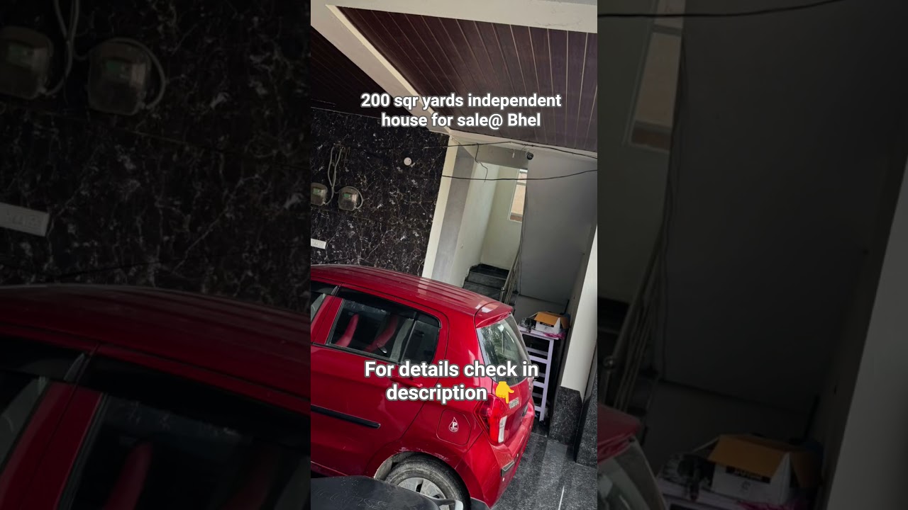 200 sqr yards beautiful independent house for sale@ Bhel mac society.Ground floor 2bhk.