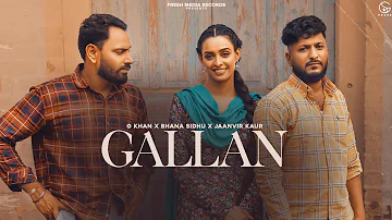 Gallan | G khan ( Official Punjabi Video Song ) | Bhana Sidhu | Fresh Media Records