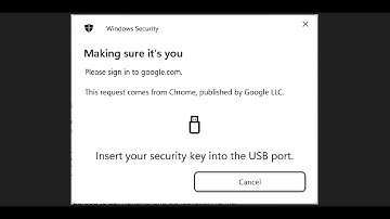 Fix Error Insert Your Security Key Into The USB Port On Chrome/Edge When Using Autofill