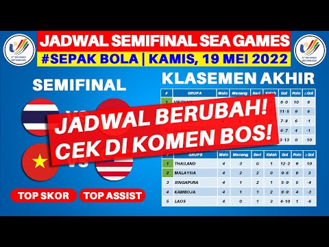 Download Jadwal Semifinal Sepakbola SEA GAMES 2022 - Thailand vs Timnas Indonesia - Live RCTI