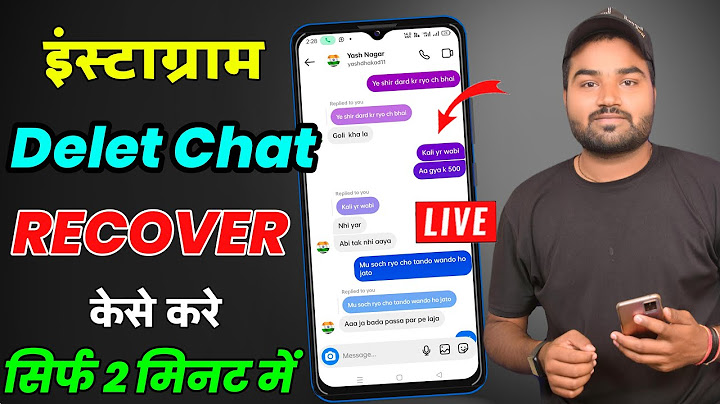 How do you recover deleted instagram messages