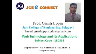Web Technology - 18CS63  Module 1.3