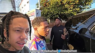 Primetime Hitla Reacts to Deshae & Dub Getting PRESSED By Rolling 60s in LA !