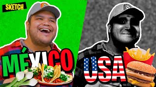 🇲🇽 Vivir en México vs Vivir en USA 🇺🇸 | SKETCH