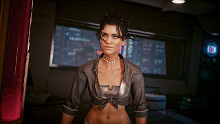 New Interaction of Panam Romance 💜 #5 Mirror (Version 2) - Cyberpunk 2077 v2.1