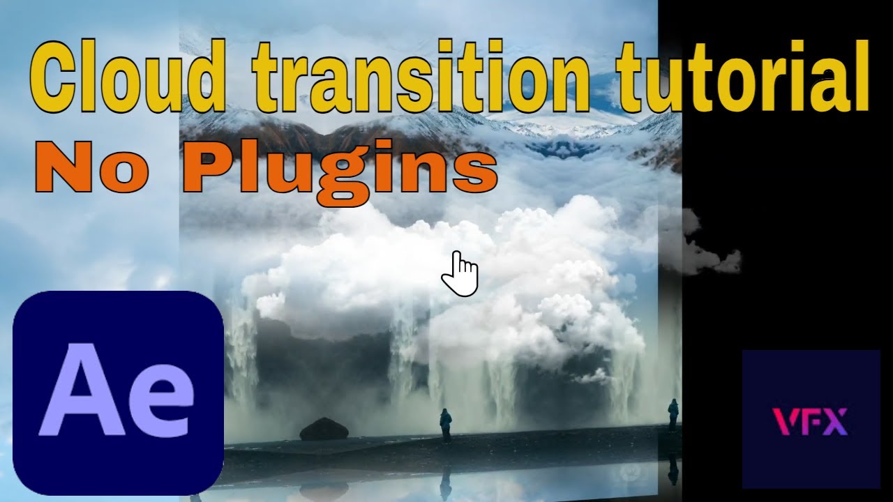 How to animate cloud in After Effects (After effects transition cloud ...