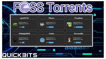 Free and Open-Source Software (FOSS) Torrents