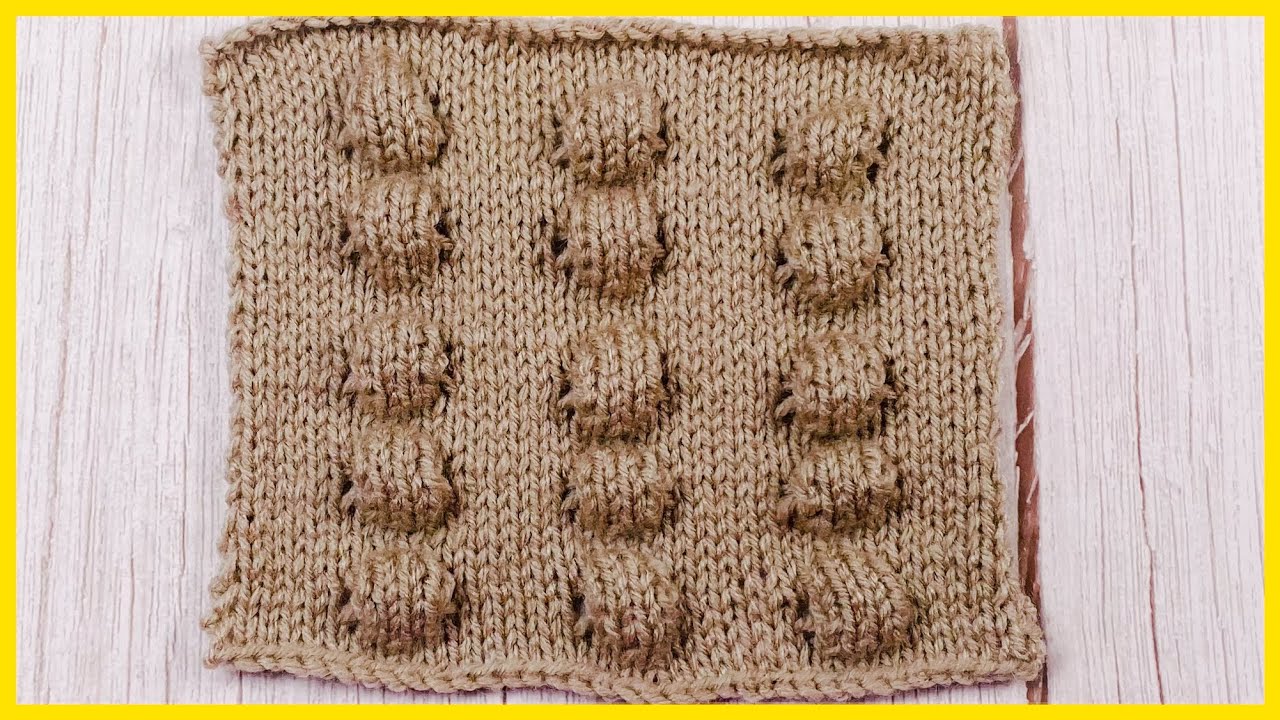 TEJIENDO en DOS AGUJAS (Palillos) Punto # 19