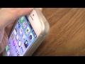 iPhone5 さらさらシリコン ハードシリコンシンプルデザインケース（クリア）の使用感　Hard silicon simple design case for iPhone5