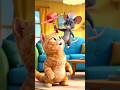 Funny Red Cat vs Naughty Mouse 🐱🐭|Unexpected Friendship!#FunnyCat #CatAndMouse #CuteCat #ViralShorts
