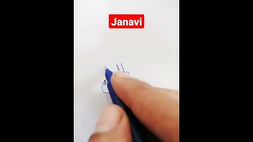 Janavi Name Signature Request done