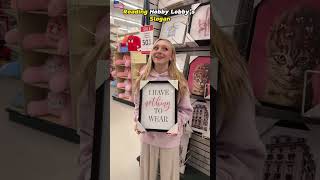 Reading signs at Hobby Lobby 😂 #readingsigns #hobbylobby #funny #funnymoments #hilarious #fypシ