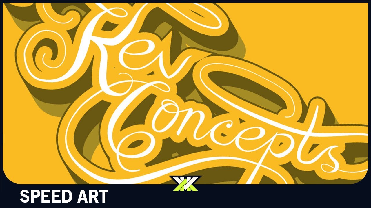 Logo type calligraphy // Speed art [Contest entry] - YouTube