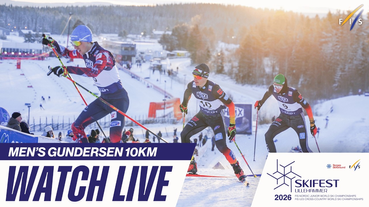 LIVE | Lillehammer (NOR) - M - Ind.  Gundersen 10km - FIS Nordic Junior Ski World Championships