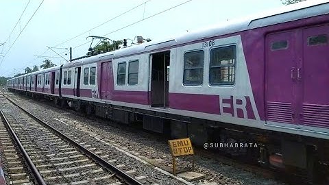 Newly painted of ER marked High Speed empty EMU Train | Indian Railways