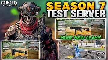 Season 7 Test Server Codm 2023 || Huge New Leaks || Season 7 Cod Mobile Leaks || Codm S7 2023 Leaks