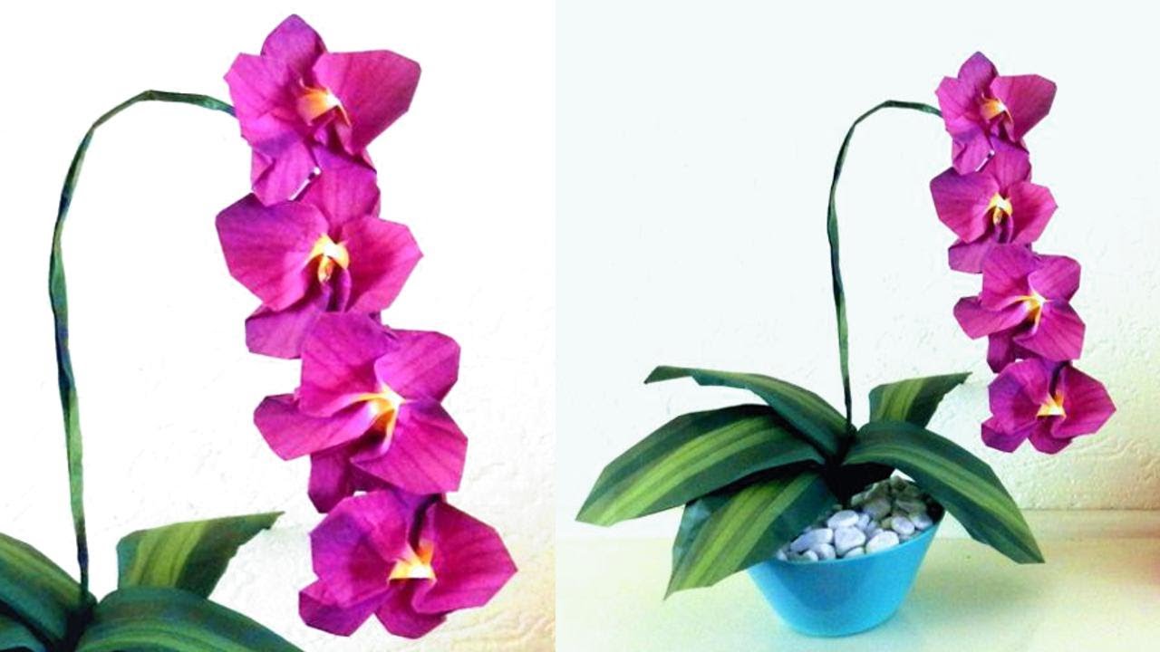 Origami Orchid Flower