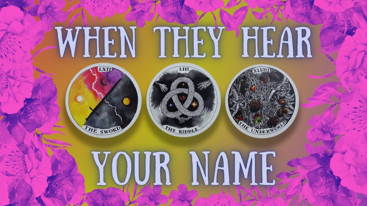 What Comes to Mind when They Hear Your Name?? 👂 PICK-A-CARD