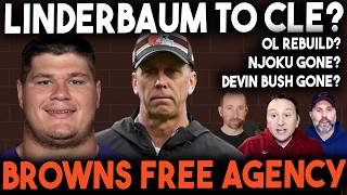 Browns Targeting Tyler Linderbaum | OL Rebuild + Free Agency Strategy