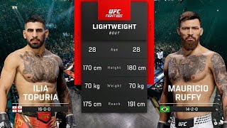 EA Sports UFC 6 - Ilia Topuria Vs Mauricio Ruffy I FULL FIGHT PS5