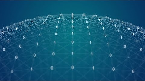 Digital Binary Data Grid on Spherical Surface | Motion Graphics - Videohive template